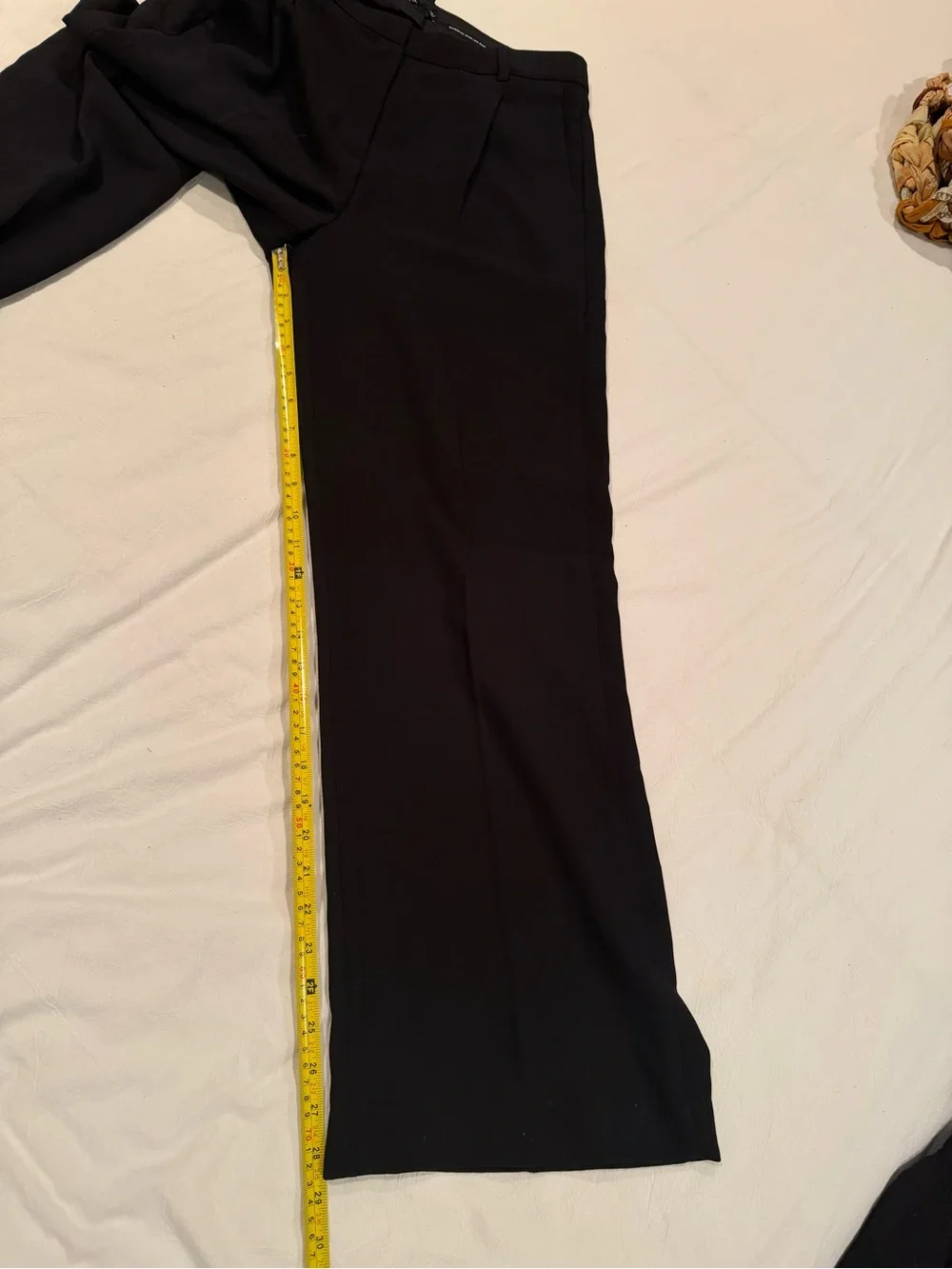 J. Crew Black Wide-Leg Dress Pants